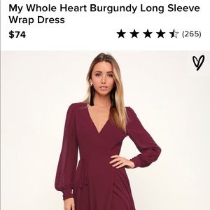 Lulus red maxi dress